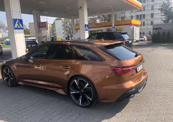 Audi RS6 cena 425000 przebieg: 133000, rok produkcji 2021 z Warszawa małe 232